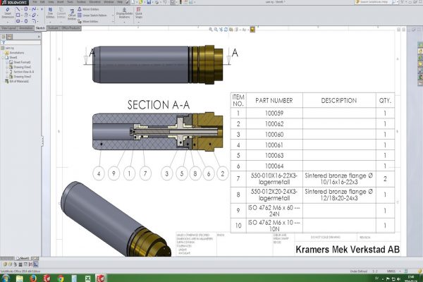 3D cad solidworks